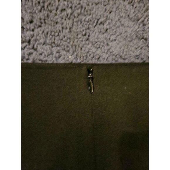 DKNY Black Asymmetric Striped Knee Wrap Skirt - Picture 5 of 6